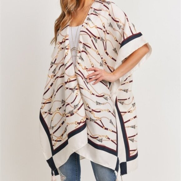 Got me in Chains Kimono Top / Swimsuit Cover up - Picture 5 of 6